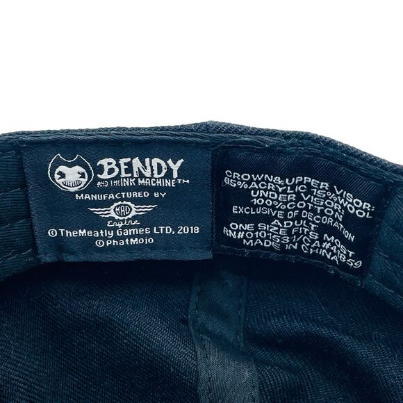 Bendy and The Ink Machine Black Snapback Hat Cap - Picture 6 of 6